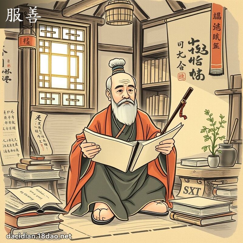服善 - 国语大辞典配图