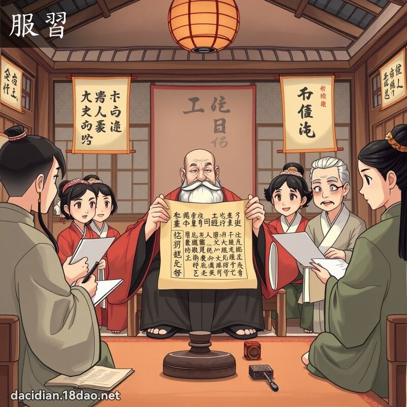 服习 - 国语大辞典配图