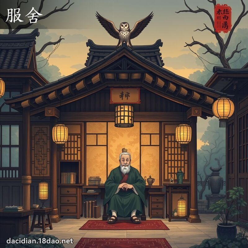 服舍 - 國語大辭典配圖