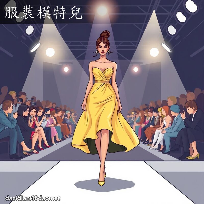 服裝模特兒 - 國語大辭典配圖