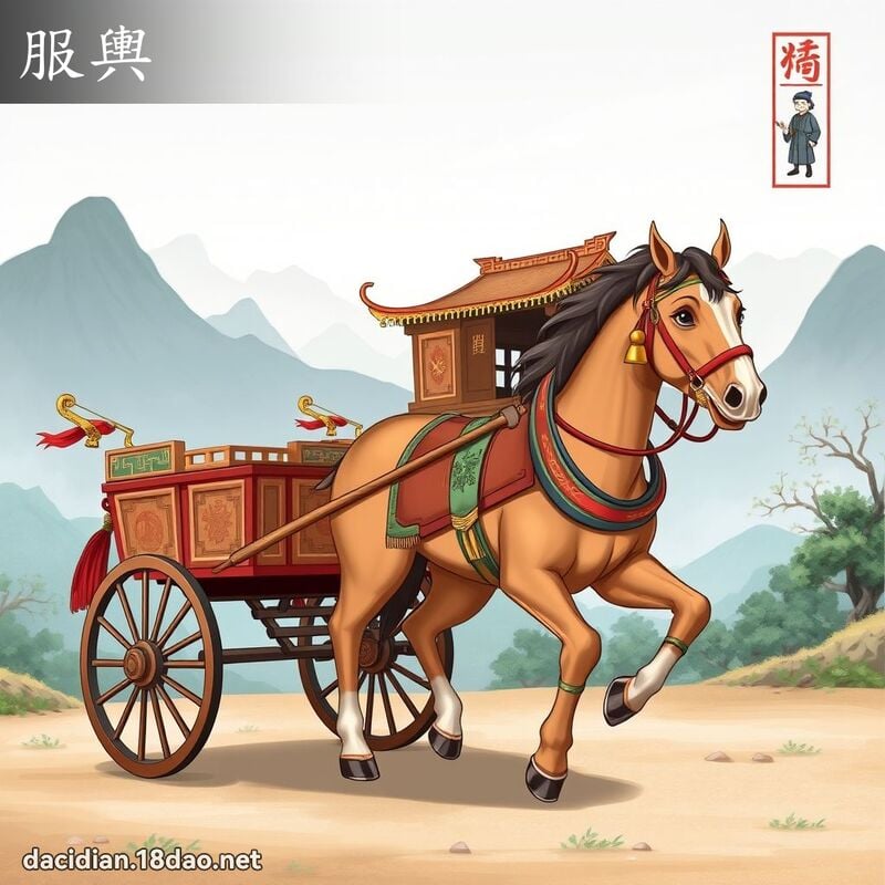 服輿 - 國語大辭典配圖