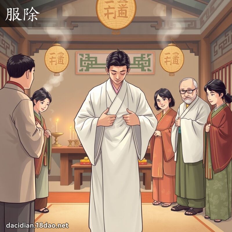 服除 - 国语大辞典配图