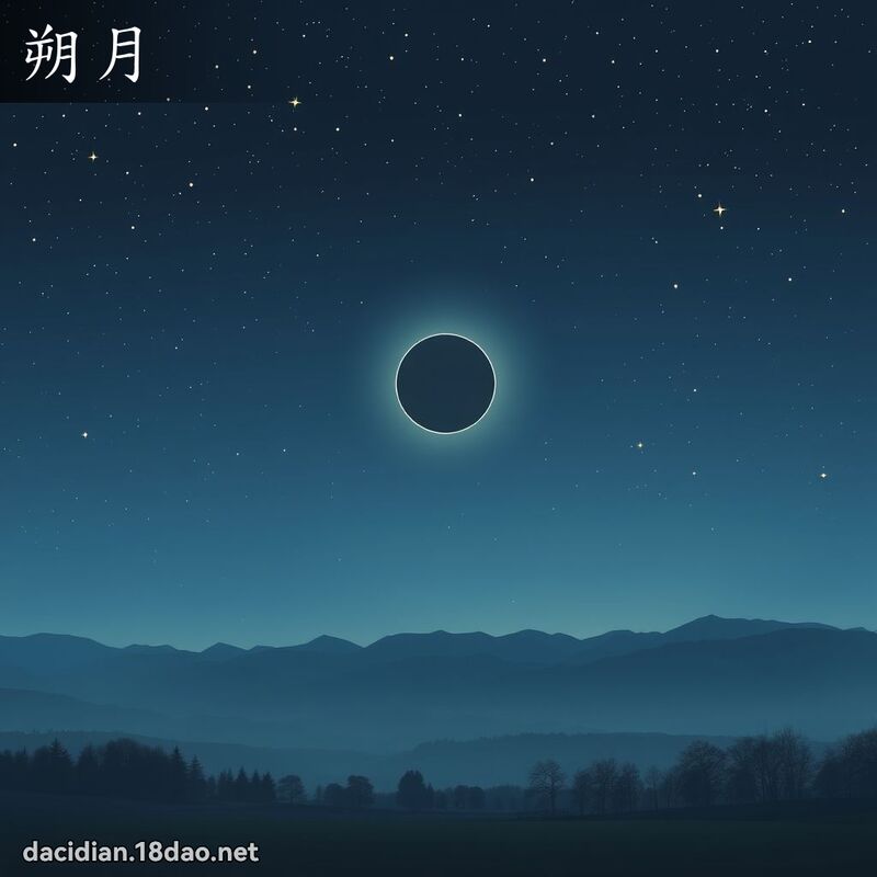 朔月 - 国语大辞典配图