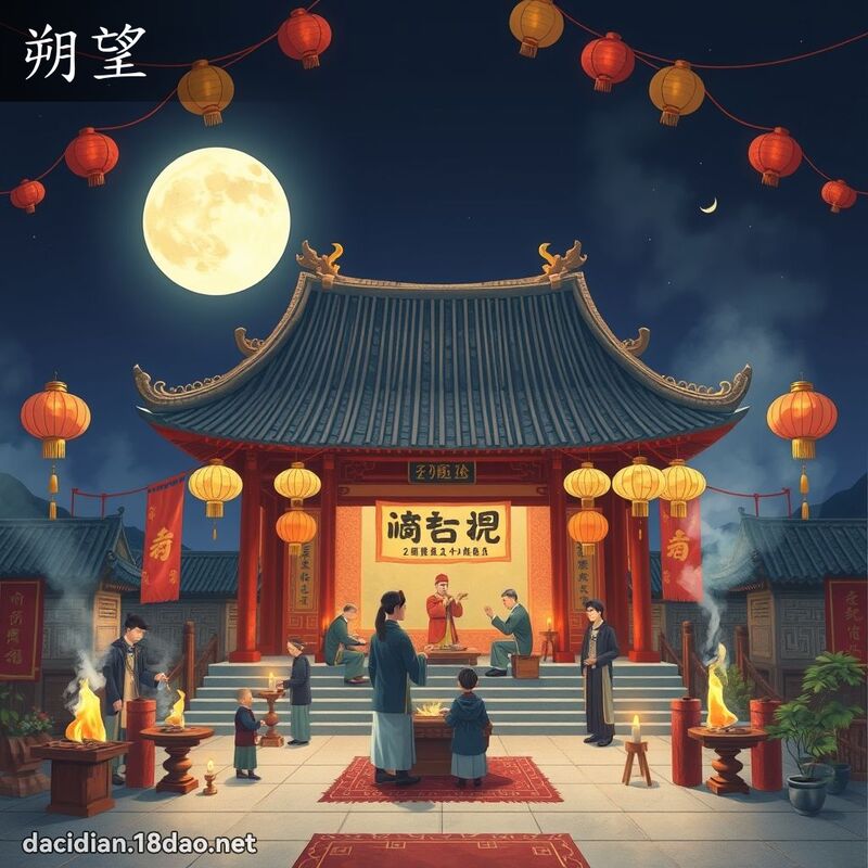 朔望 - 國語大辭典配圖