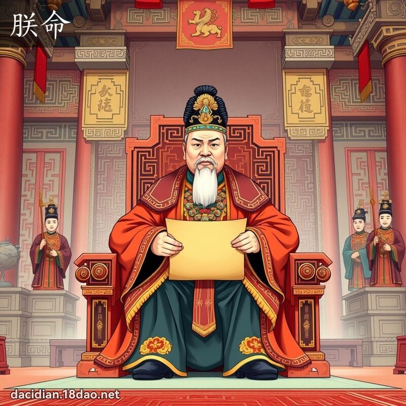 朕命 - 国语大辞典配图