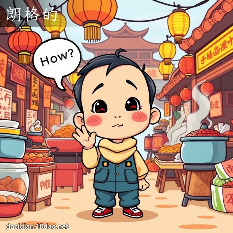 朗格的 - 国语大辞典配图