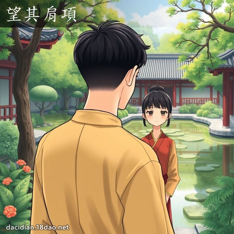 望其肩項 - 國語大辭典配圖