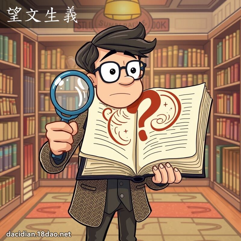 望文生義 - 國語大辭典配圖