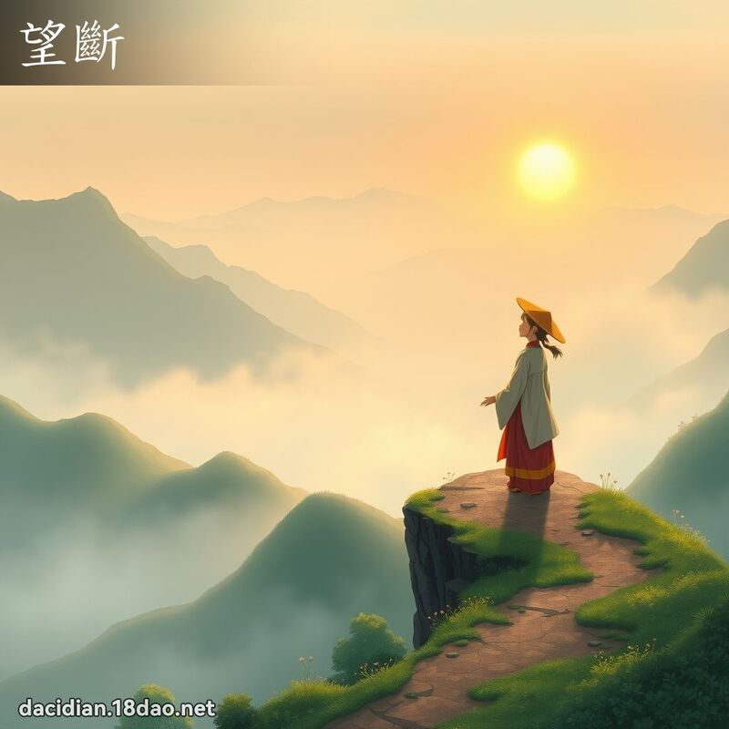 望断 - 国语大辞典配图