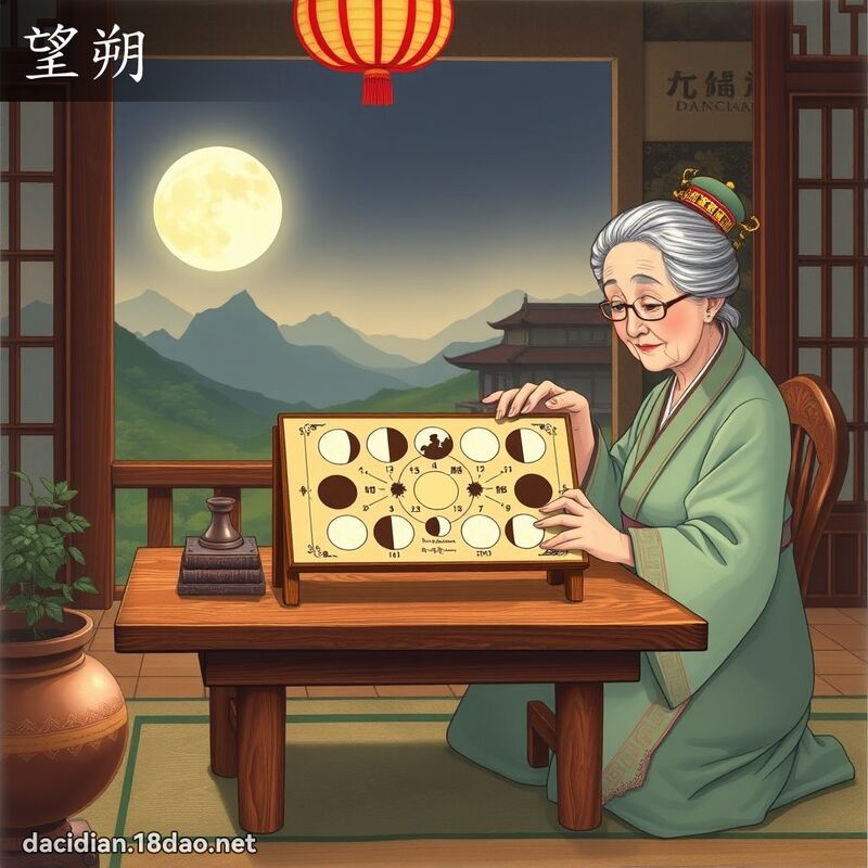 望朔 - 國語大辭典配圖