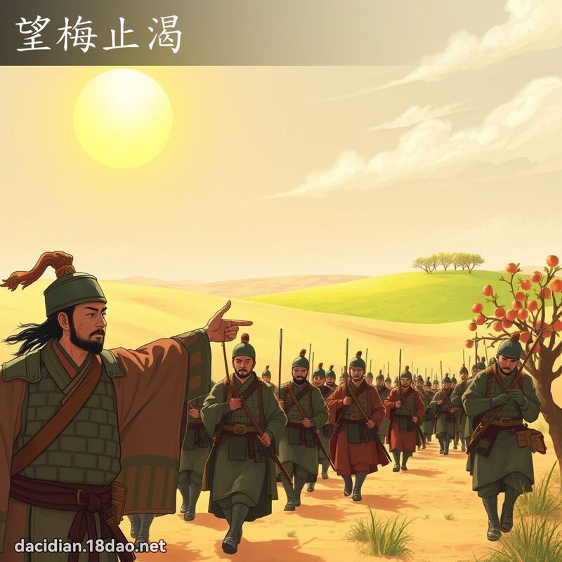 望梅止渴 - 國語大辭典配圖