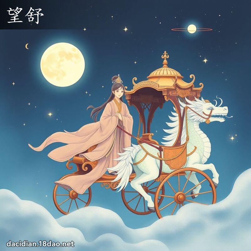 望舒 - 國語大辭典配圖