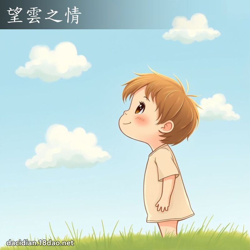 望雲之情 - 國語大辭典配圖