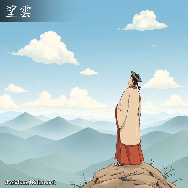 望雲 - 國語大辭典配圖