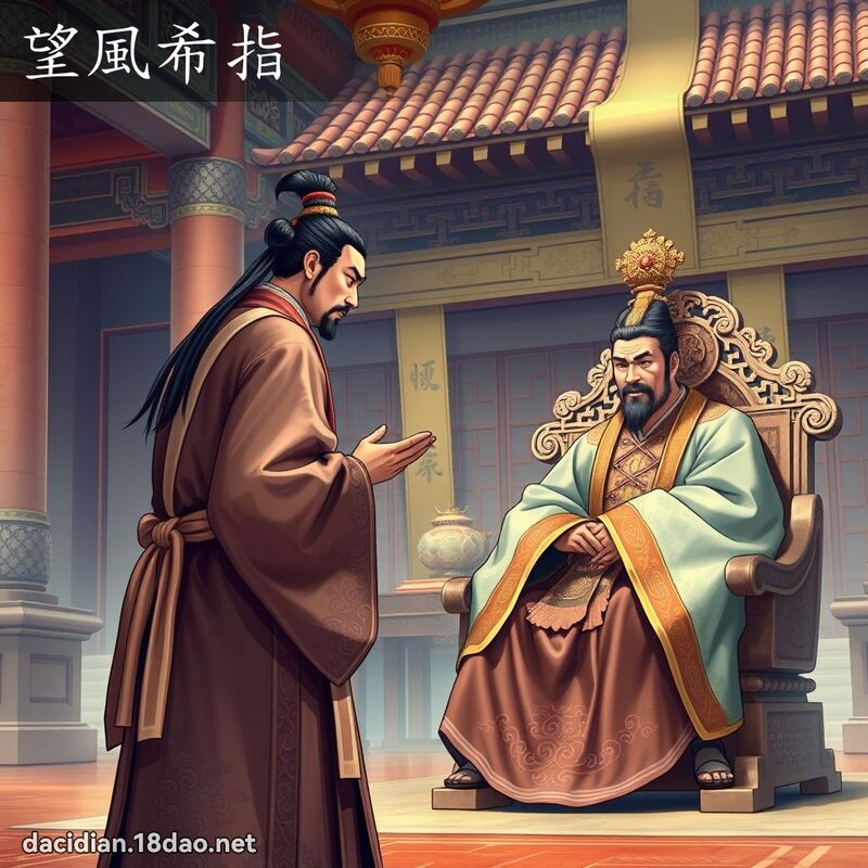 望風希指 - 國語大辭典配圖