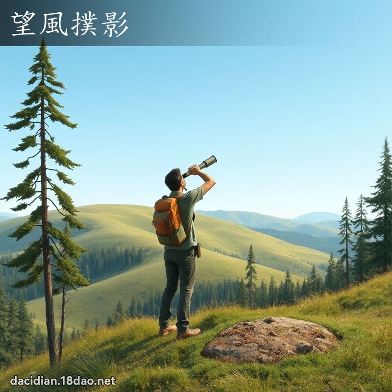 望风扑影 - 国语大辞典配图
