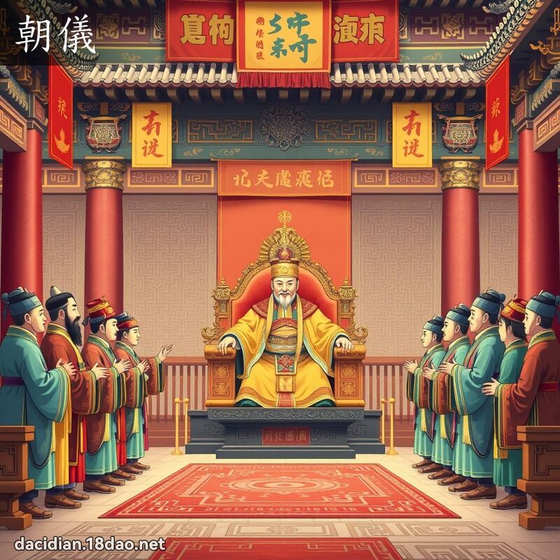 朝仪 - 国语大辞典配图