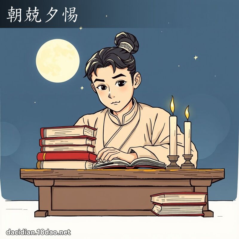 朝兢夕惕 - 國語大辭典配圖