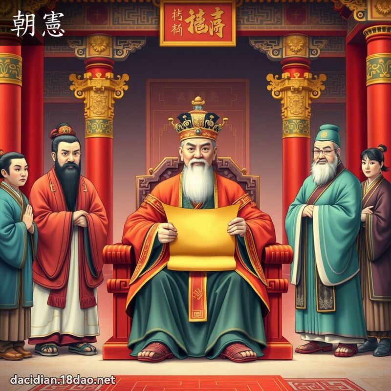 朝宪 - 国语大辞典配图