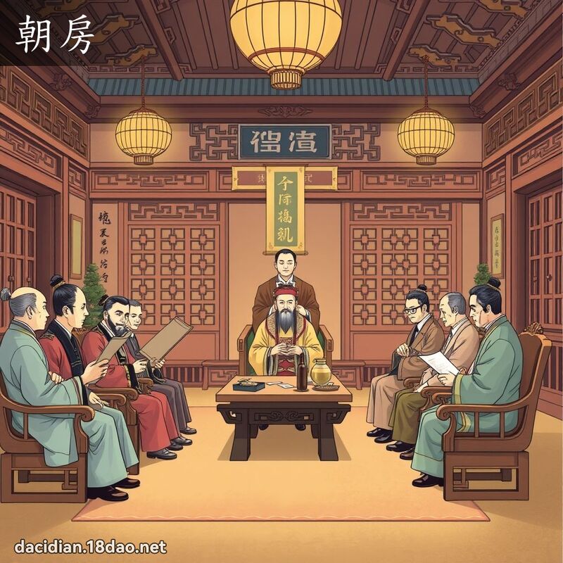 朝房 - 国语大辞典配图