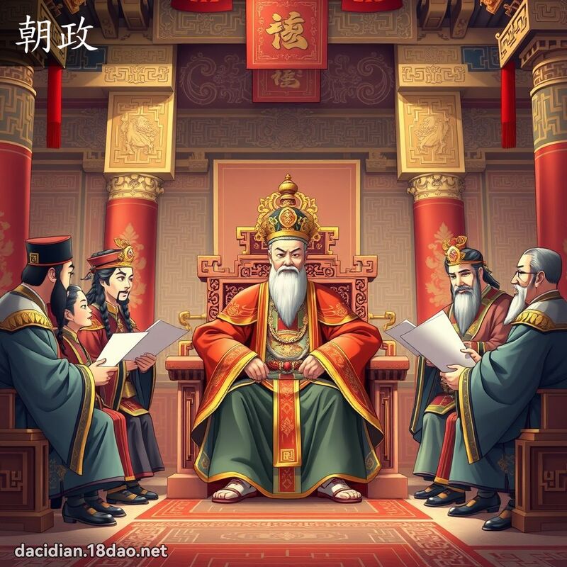 朝政 - 国语大辞典配图