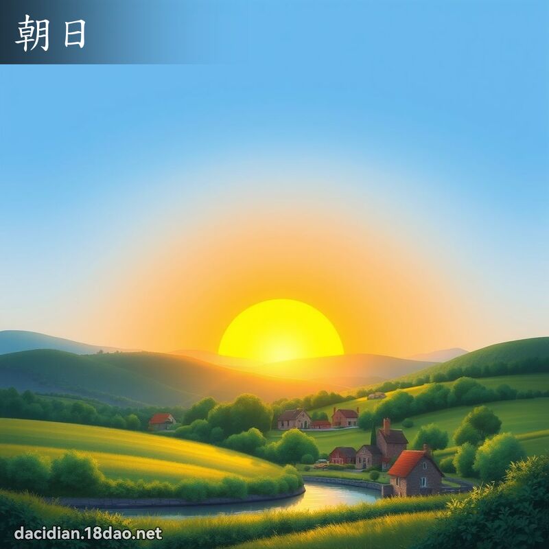 詞語: 朝日 (多意詞)
