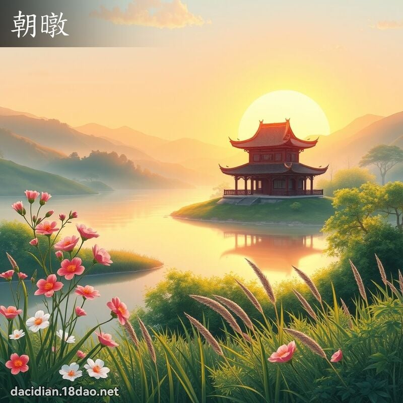 朝暾 - 国语大辞典配图
