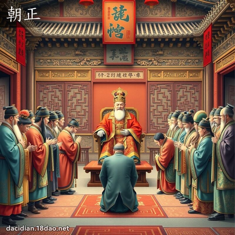 朝正 - 国语大辞典配图