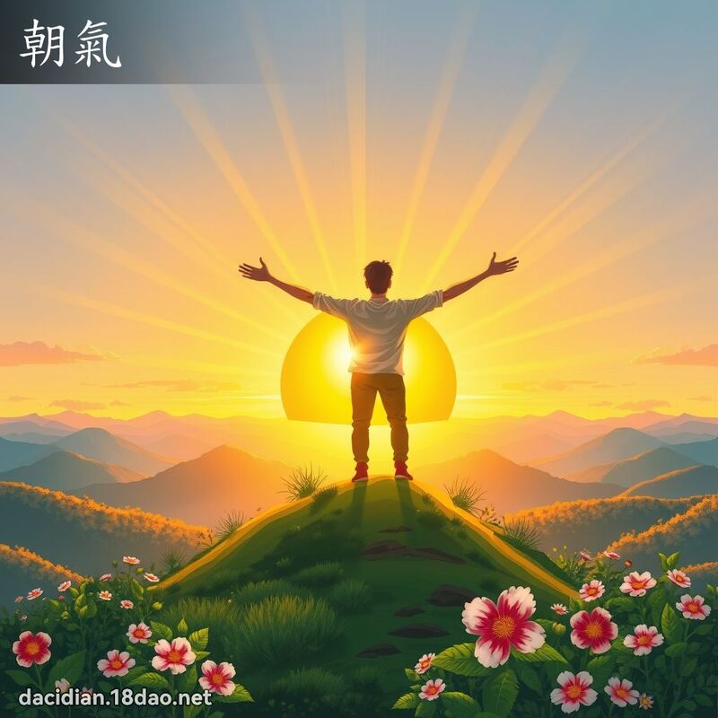 朝氣 - 國語大辭典配圖