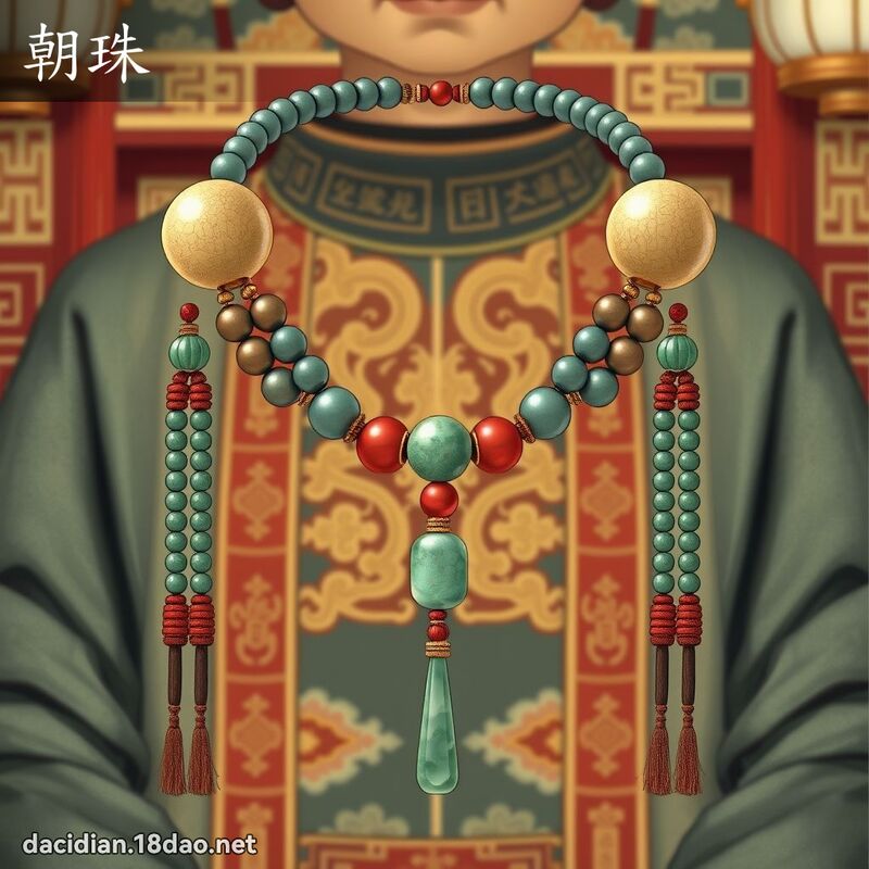 朝珠 - 國語大辭典配圖