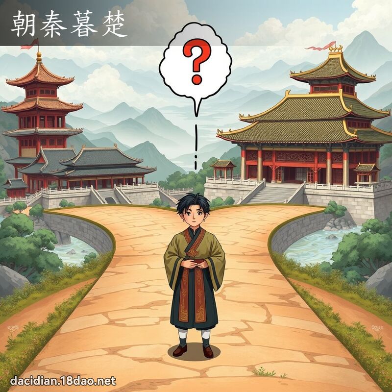 朝秦暮楚 - 国语大辞典配图