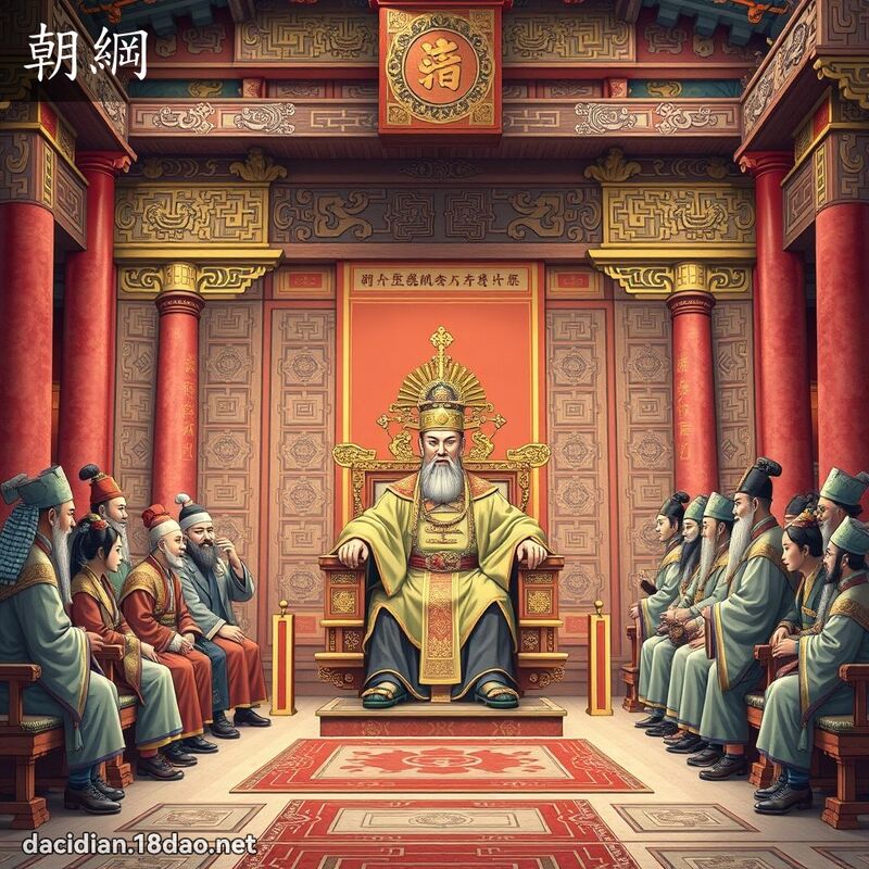 朝纲 - 国语大辞典配图