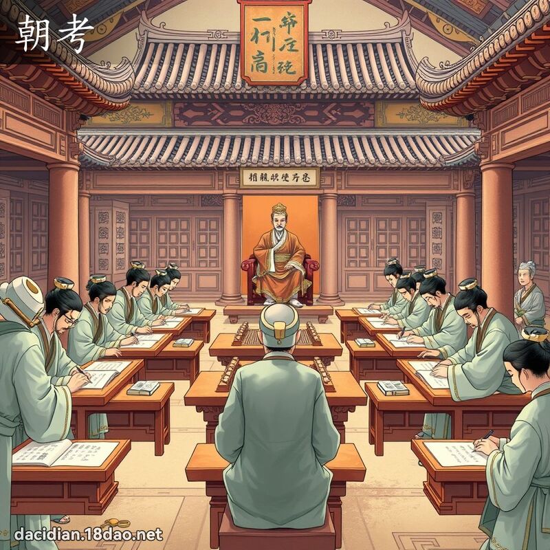 朝考 - 国语大辞典配图