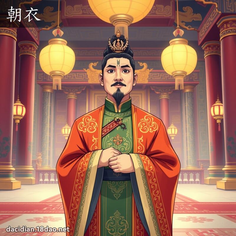 朝衣 - 国语大辞典配图
