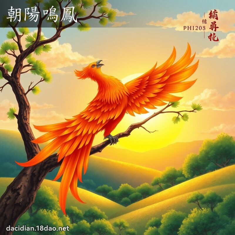 朝阳鸣凤 - 国语大辞典配图