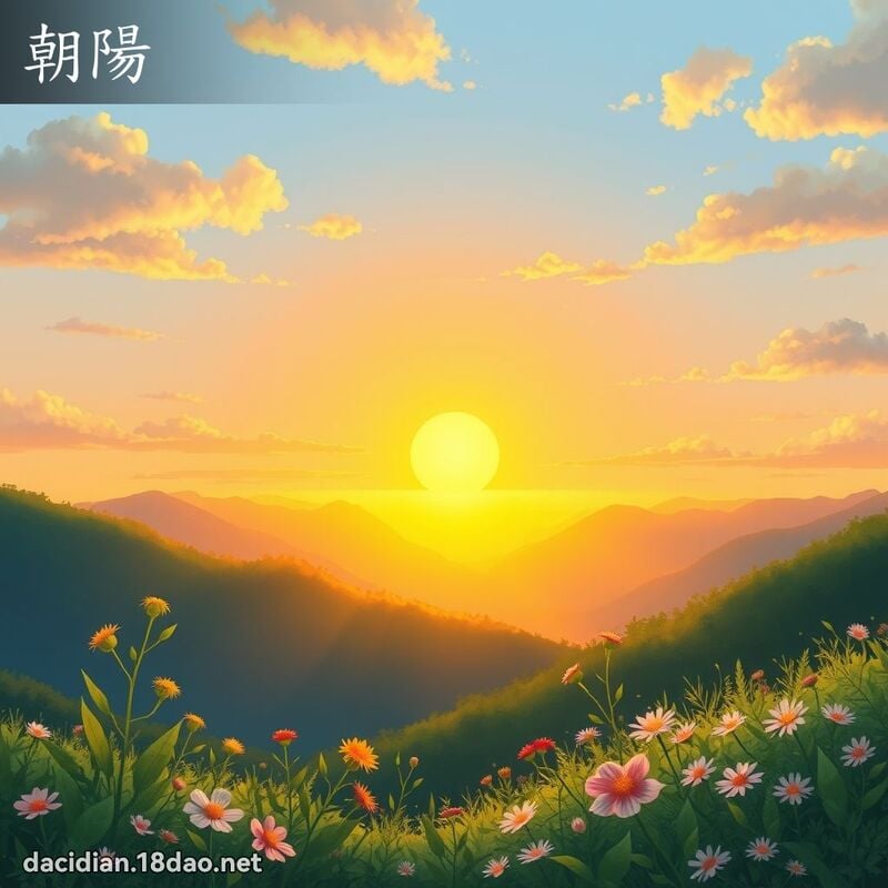 词语: 朝阳 (多意词)