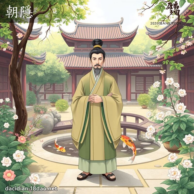 朝隱 - 国语大辞典配图