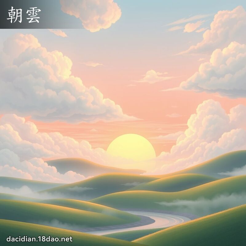 朝云 - 国语大辞典配图
