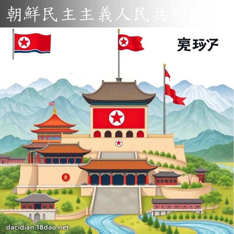 朝鲜民主主义人民共和国（Democratic People's Republic of Korea） - 国语大辞典配图