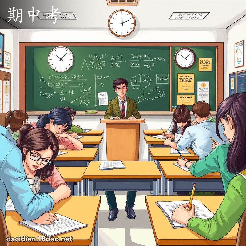 期中考 - 國語大辭典配圖