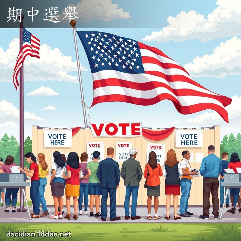 期中選舉 - 國語大辭典配圖