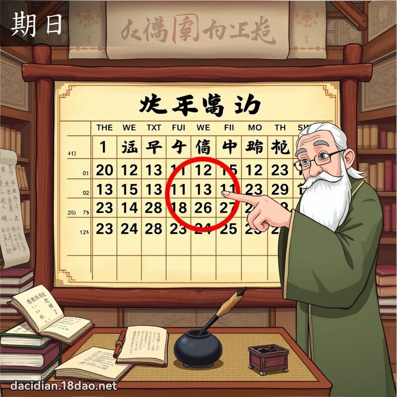 期日 - 國語大辭典配圖