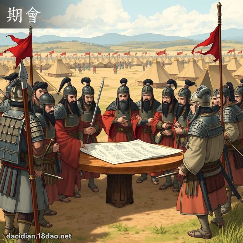 期會 - 國語大辭典配圖