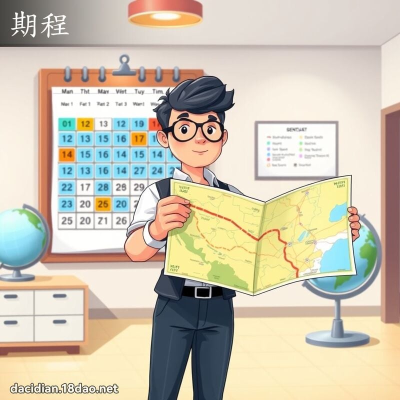 期程 - 國語大辭典配圖