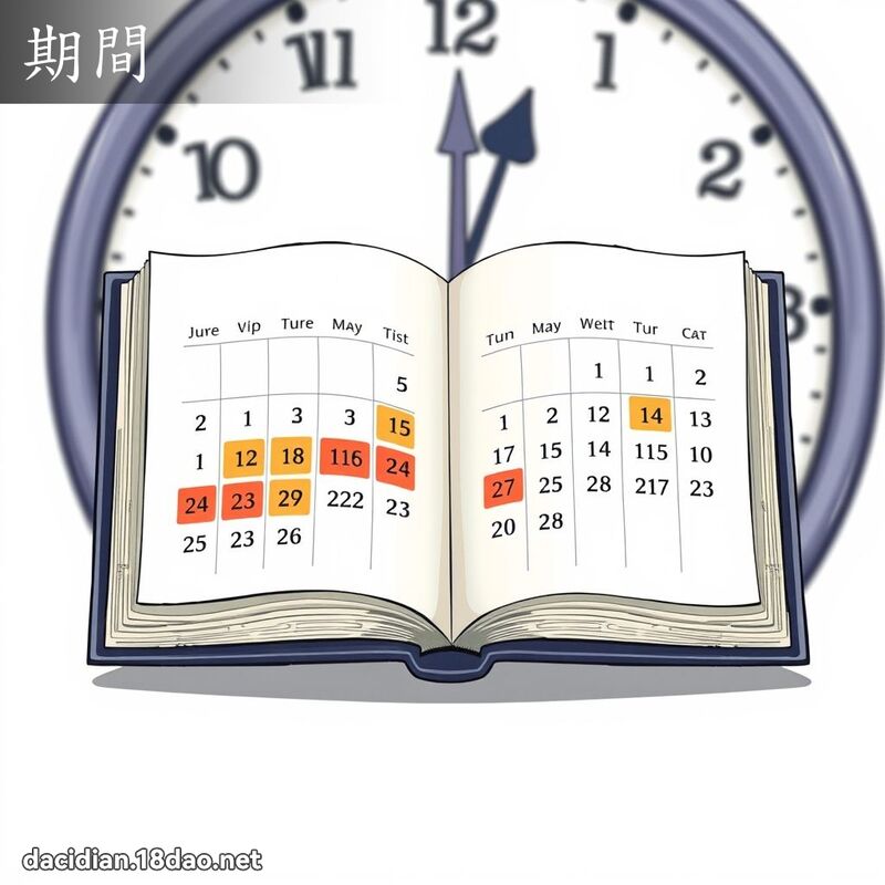 期間 - 國語大辭典配圖