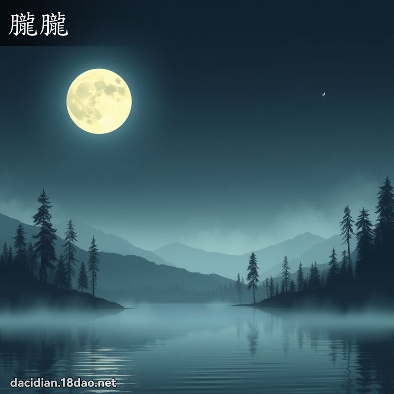 朧朧 - 国语大辞典配图