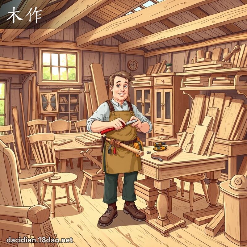 木作 - 國語大辭典配圖