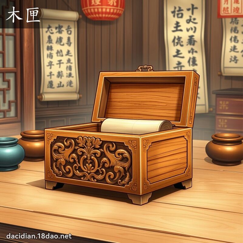 木匣 - 国语大辞典配图