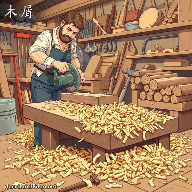 木屑 - 國語大辭典配圖