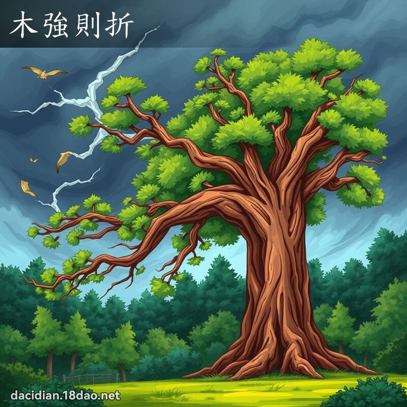 木強則折 - 國語大辭典配圖